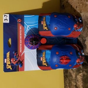 Brand New Marvel Spider-Man Protective Gear & Bicycle Bell